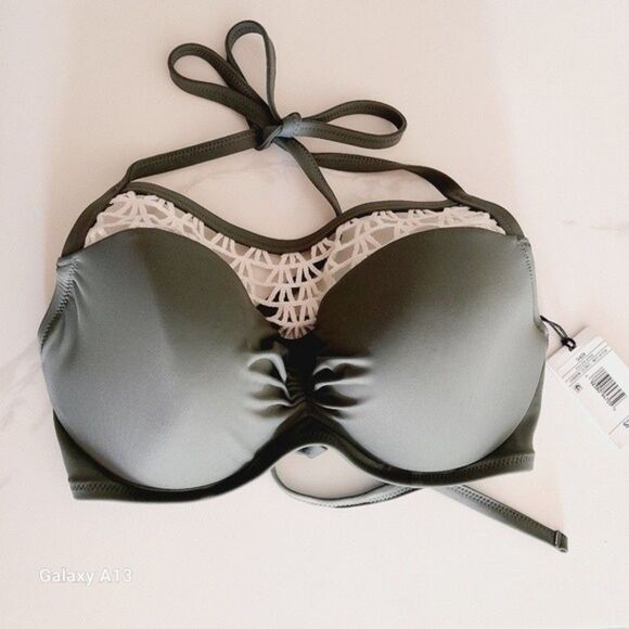 LAST CHANCE-Shade & Shore Bikini Bra Top Resort Summer Clothing sz: 34C - Picture 1 of 3
